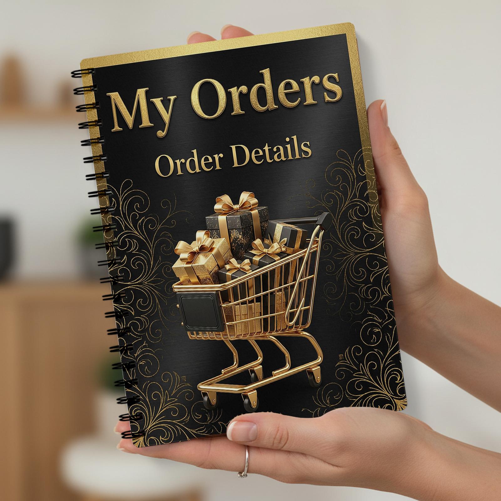 caderno de registo em   para monitorizar pedidos, adequado para registos de pequenas empresas, gestão de  , monitorização de despesas e planeamento para vendedores de lojas online