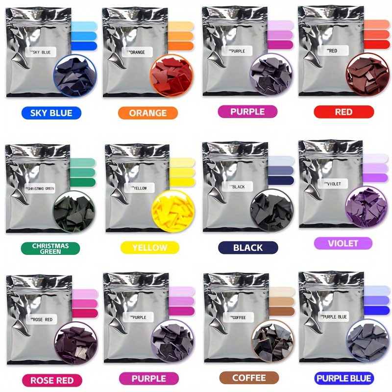 Image of Candle Dye - 12 Colors (1g Per Bottle) Wax Dye Making, Wax Dye Set (6pcs/set, 12pcs/set)