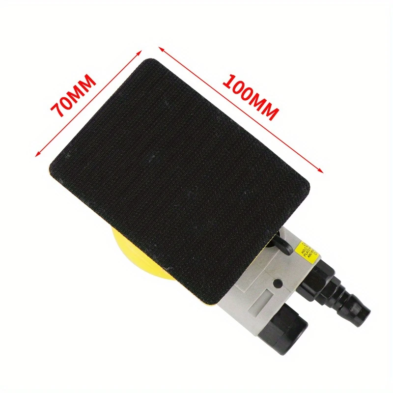 pneumatic car air sander polisher alloy square 70 100mm iron oxide sandpaper grinding machine tool for auto detailing and polishing details 3