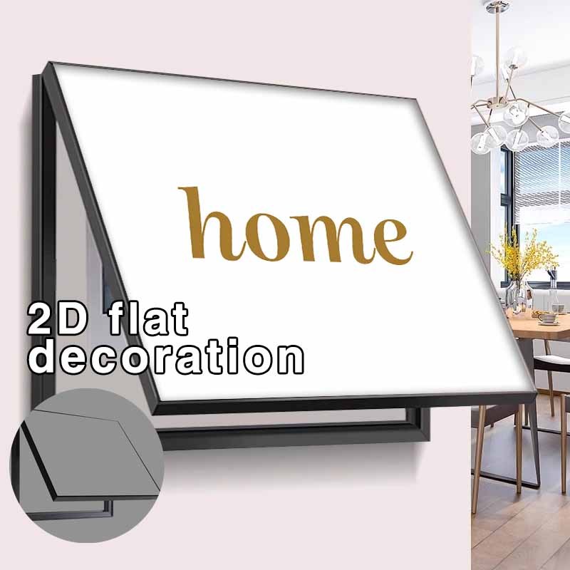 TEMU 2D , 2D , Una Cubierta Decorativa 2D Minimalista y para un Panel de de Medidor Eléctrico, Ideal para la Decoración de Paredes del Hogar. Esta