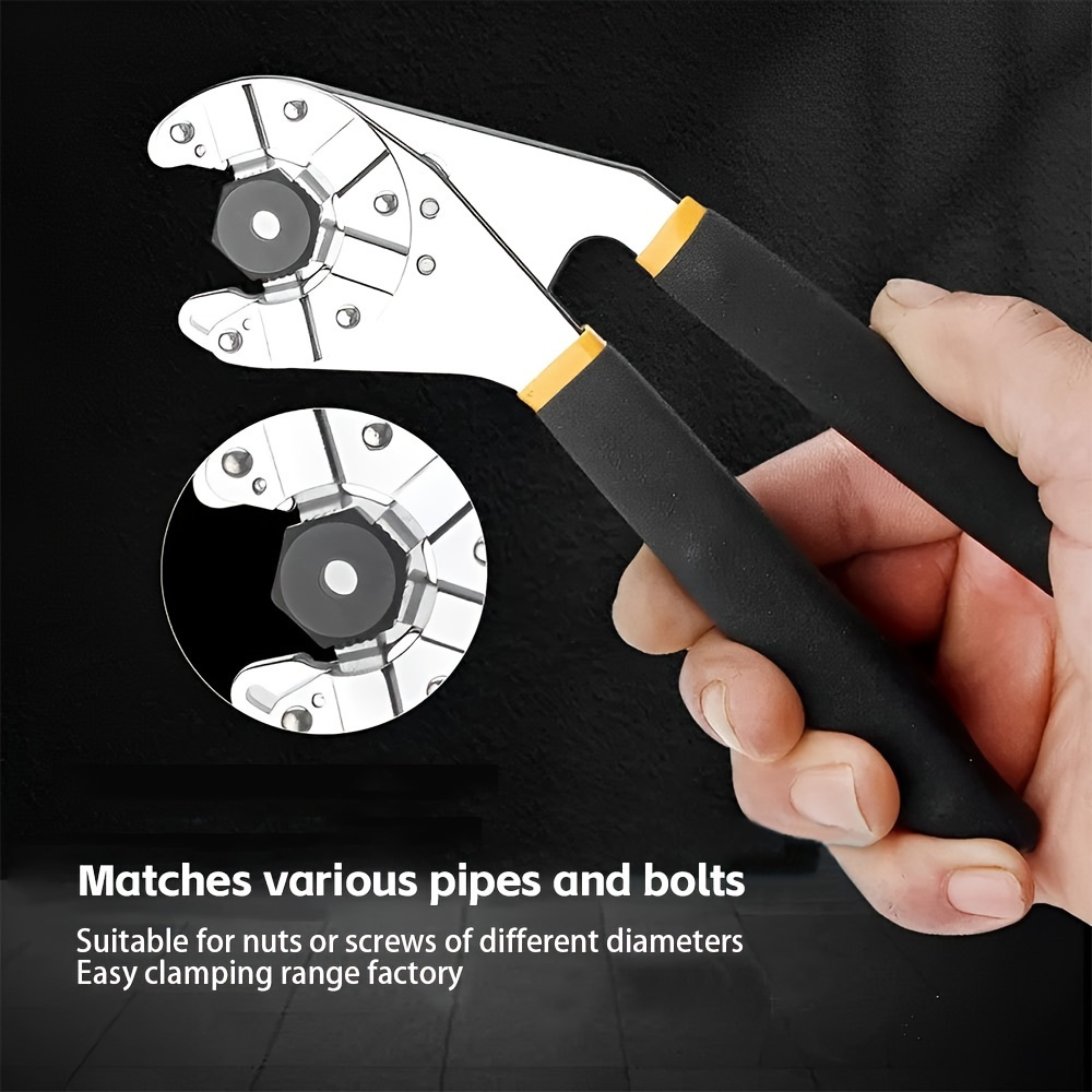 

14-in-1 Adjustable Magic Set - Multi-functional Torque Wrench & Non-slip Grip Pliers For Diy, Electrical, Mechanical & Bicycle Repairs - Metal Construction, Adjustable Torque Wrench