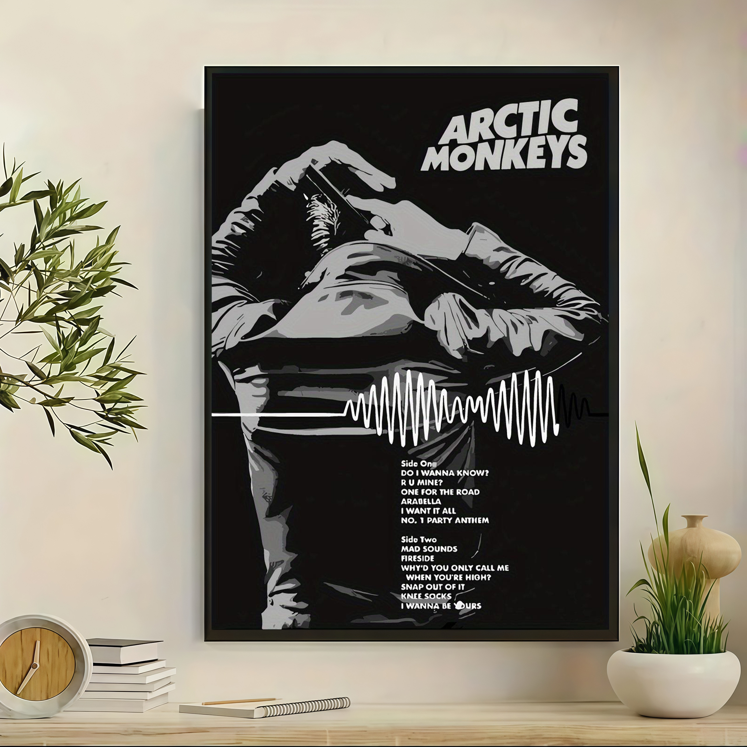 2d flat 2d flat 1pc polar bear concert canvas art poster - Temu Oman
