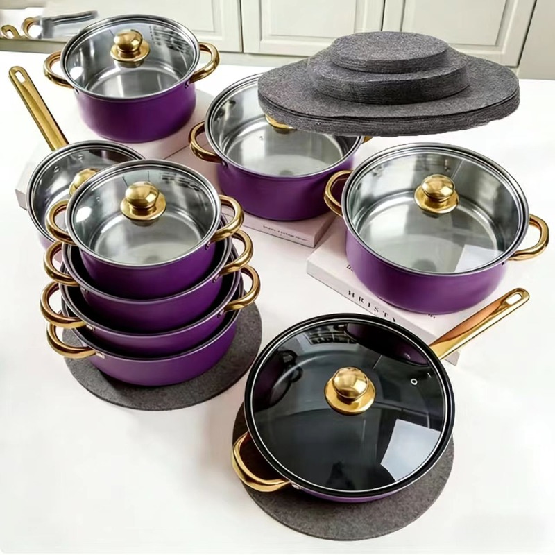 6pcs set thickened heat resistant anti scratch pads pot