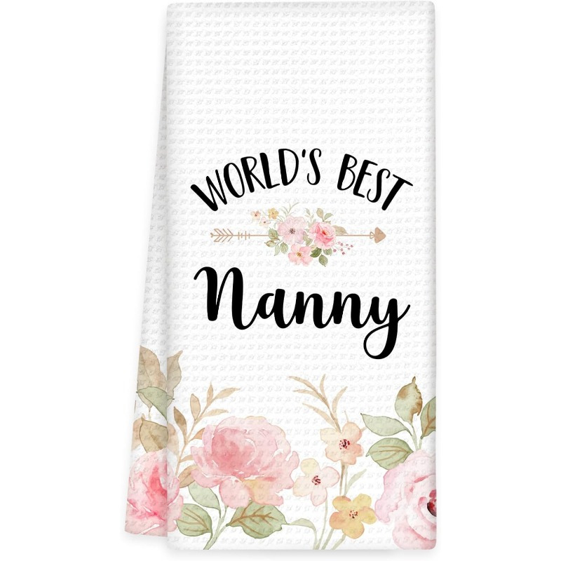 

1pc Nanny Towel, Polyester Dish Cloth, Super Tea Towel, , , 18x26 , Decorative Towel For Bathroom