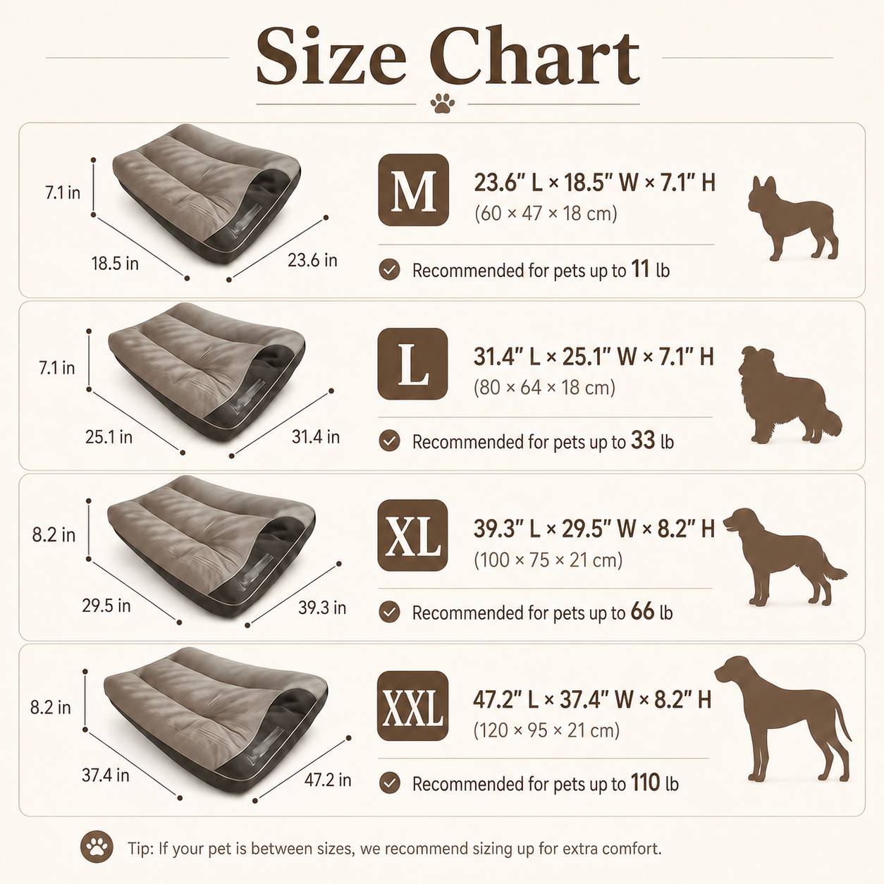 Image of Orthopedic Memory Foam Dog Bed| Removable Machine Washable Pet Sofa With Joint Support| Winter Warm Fluffy Calming Dog Crate Mat For Golden Retriever Corgi