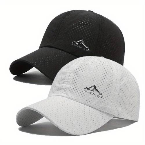 quick drying sports sun hat breathable printed unisex polyester baseball cap suitable for outdoor activities