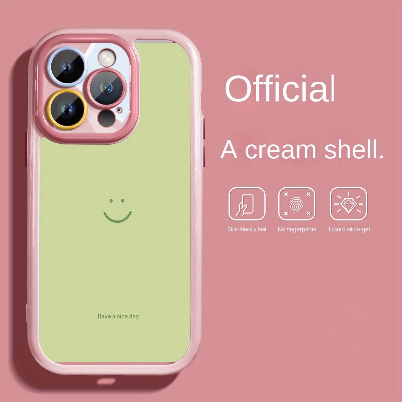 TEMU Exquisite And Beautiful Mobile Phone Case, Suitable For Iphone 16promax 15pro/14pro/ 13pro/12pro/12 Super Fireproof Male And Female Mobile Phone