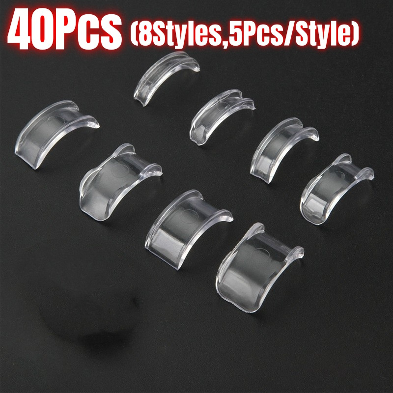 TEMU 40pcs Adjustable Invisible Ring Size Adjuster Set - Non-slip Fit, Multipurpose Sizing Pads For Loose Rings, Portable Jewelry Sizer For Oversized