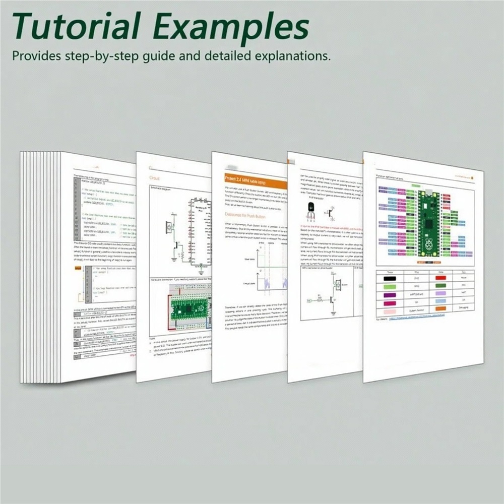 142 шт.  , двоядерний мікроконтролер arm  -m0+, детальний підручник, код на python c Опис товару 2