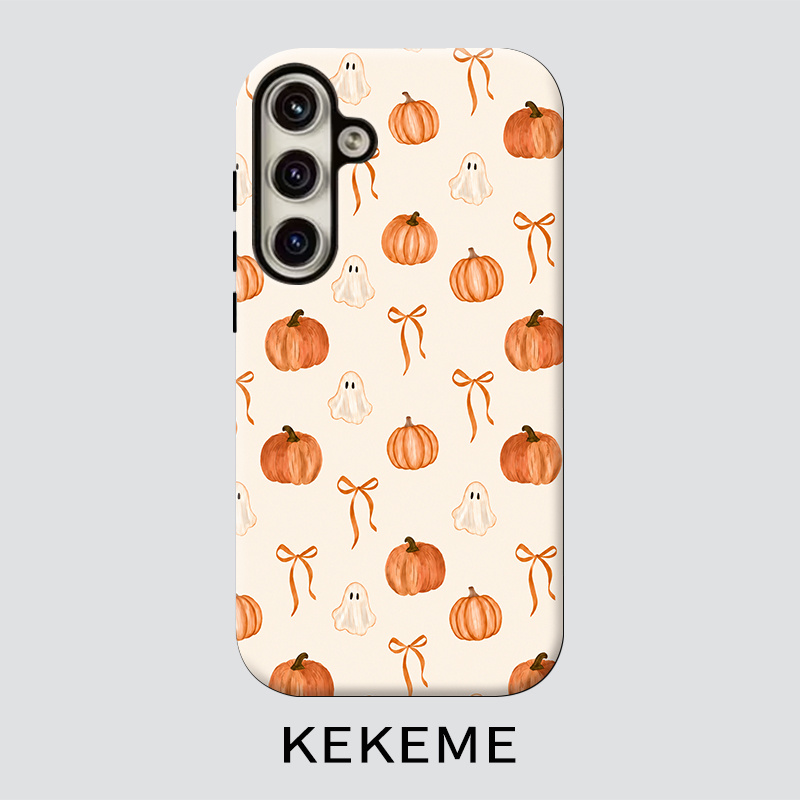 TEMU Phone Case - Kekeme Pumpkin Film 2-in-1 Compatible For Galaxy S26 S25 S24 S23 S22 S21 S21  S21 Fe Edge S20 A15 A16 A17 A23 A32 A34 A35 A36 A52