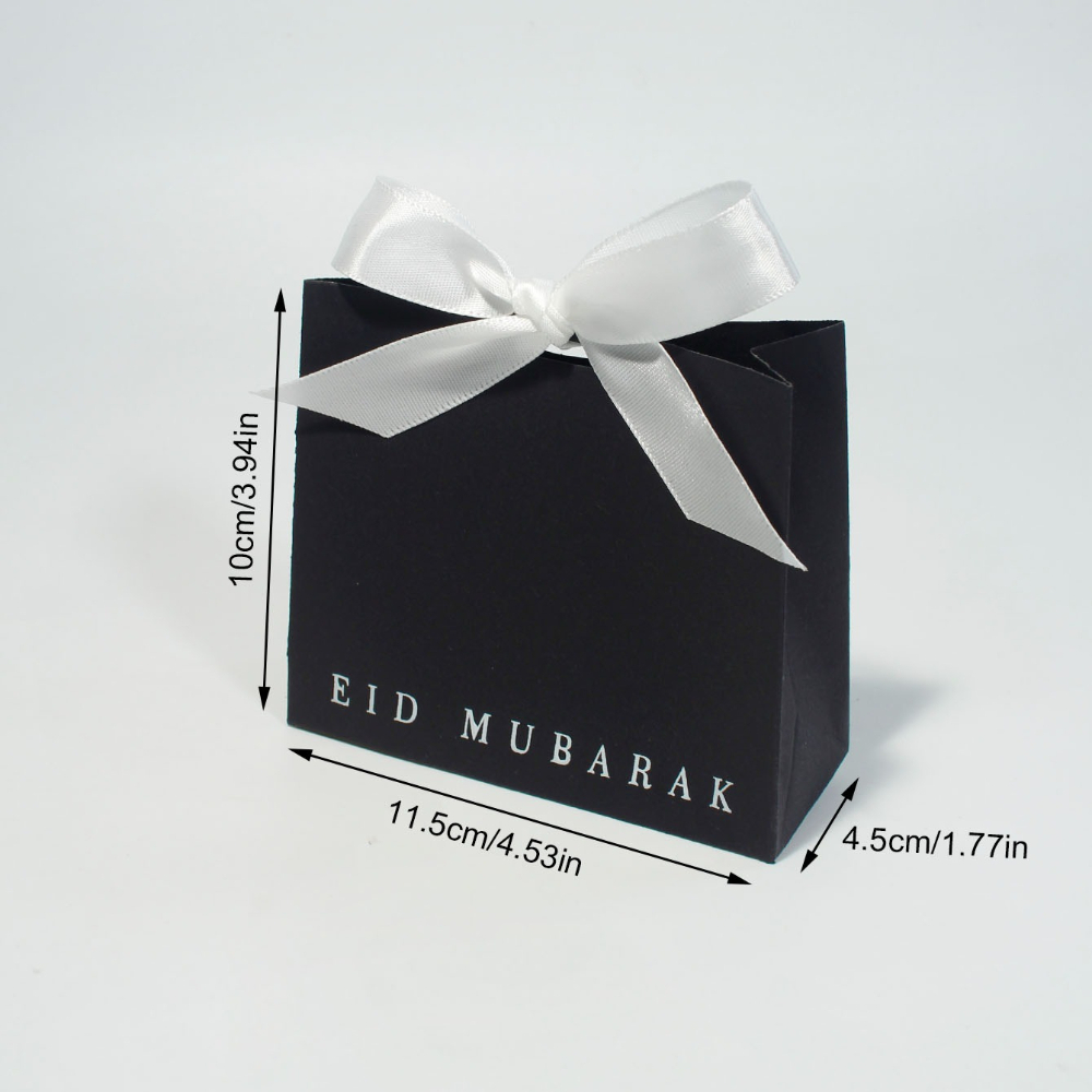 TEMU 5er-Set Elegante -Box mit Satinband, luxuriöse Geschenkverpackung für Süßigkeiten, Datendateien, und kleine Geschenke, für Eid-Feiern,