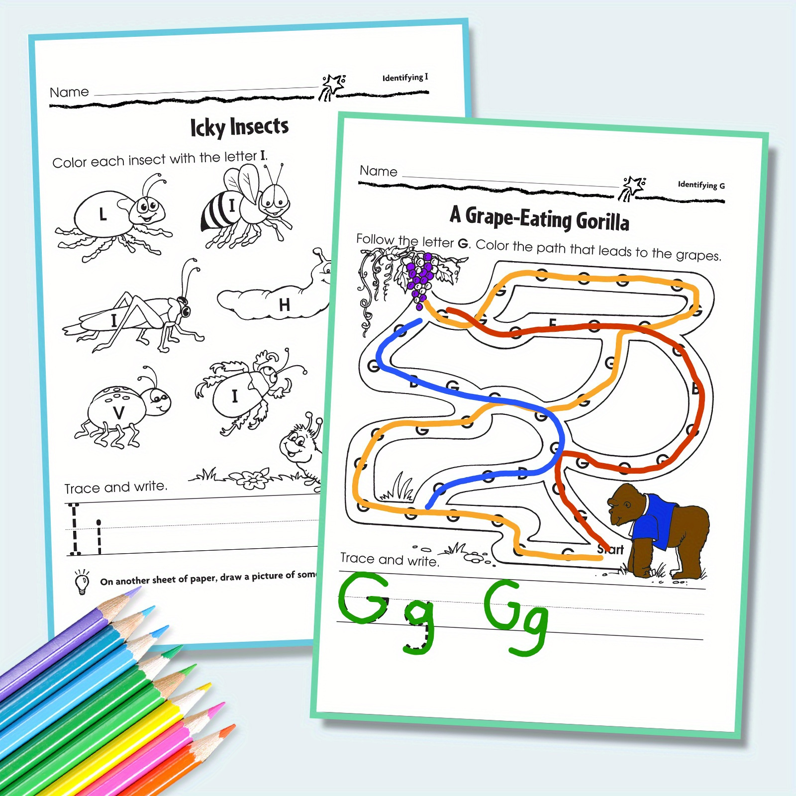 Alphabet Coloring Book for Kids: A Fun and Engaging Way to Teach Letters, Words, and Artistic Skills