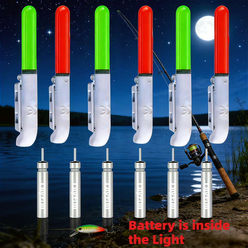 2/6 stück schwimmende leuchtleuchte cr425 batterie
