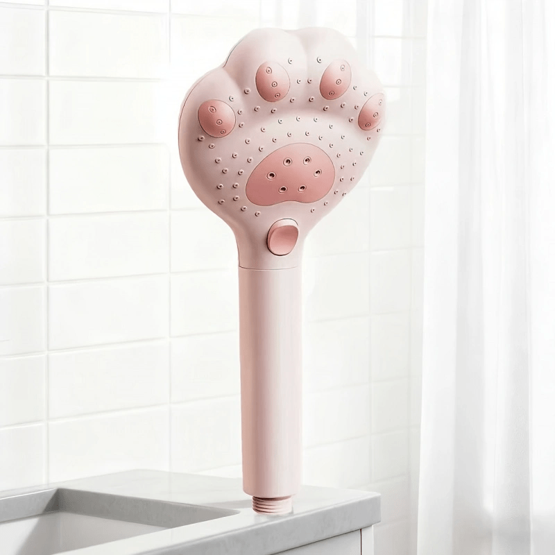 Cute Cat Paw Filter Water Purifying Shower Head