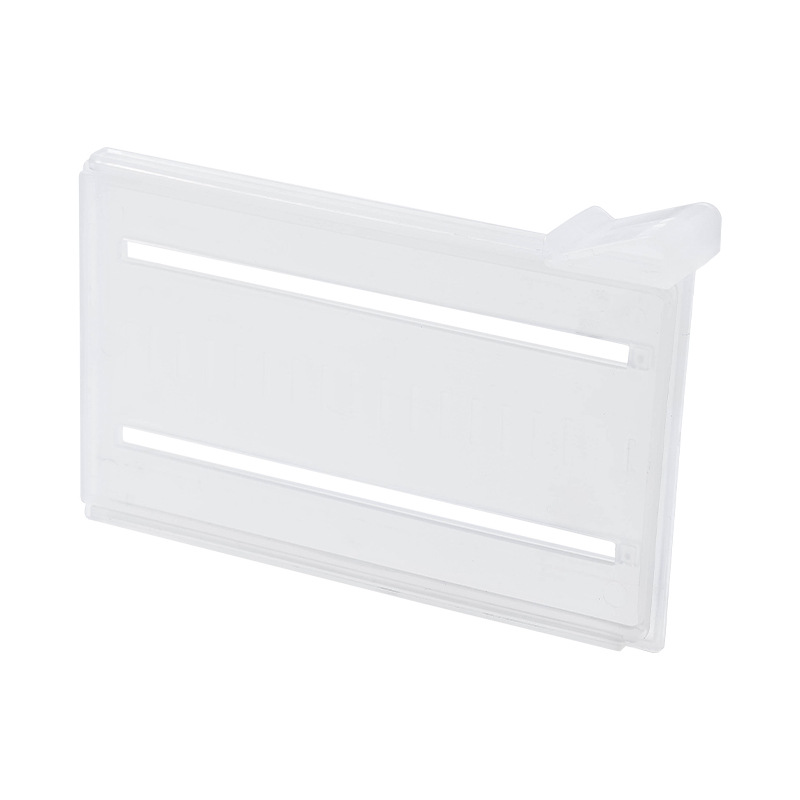 TEMU 2pcs Refrigerator Adjustable Small Partition Card Divider Drawer Divider Clip Partition Storage And Cleaning Side Door Partition, Shelf Dividers