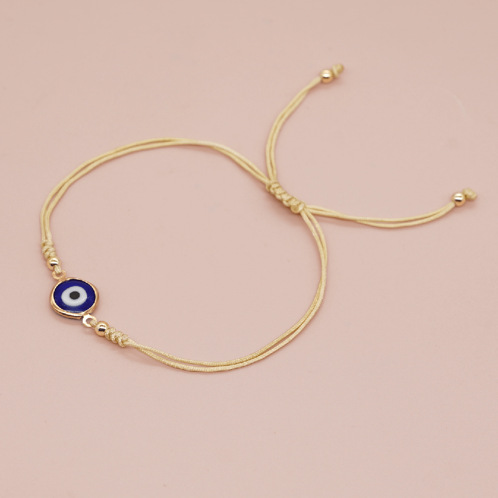 Bohemian Glass Eyes Bracelet - Adjustable Fit