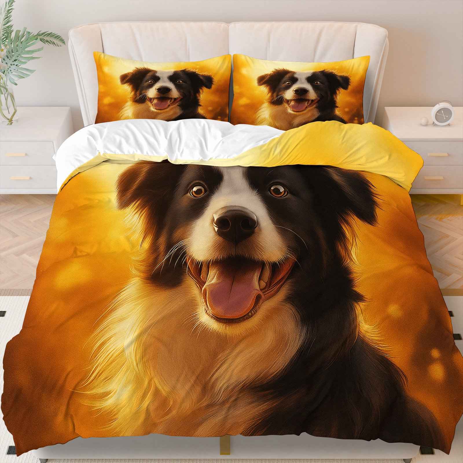 border collie bedding sold on Temu Australia