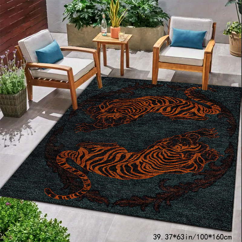 tiger rug sold on Temu Canada