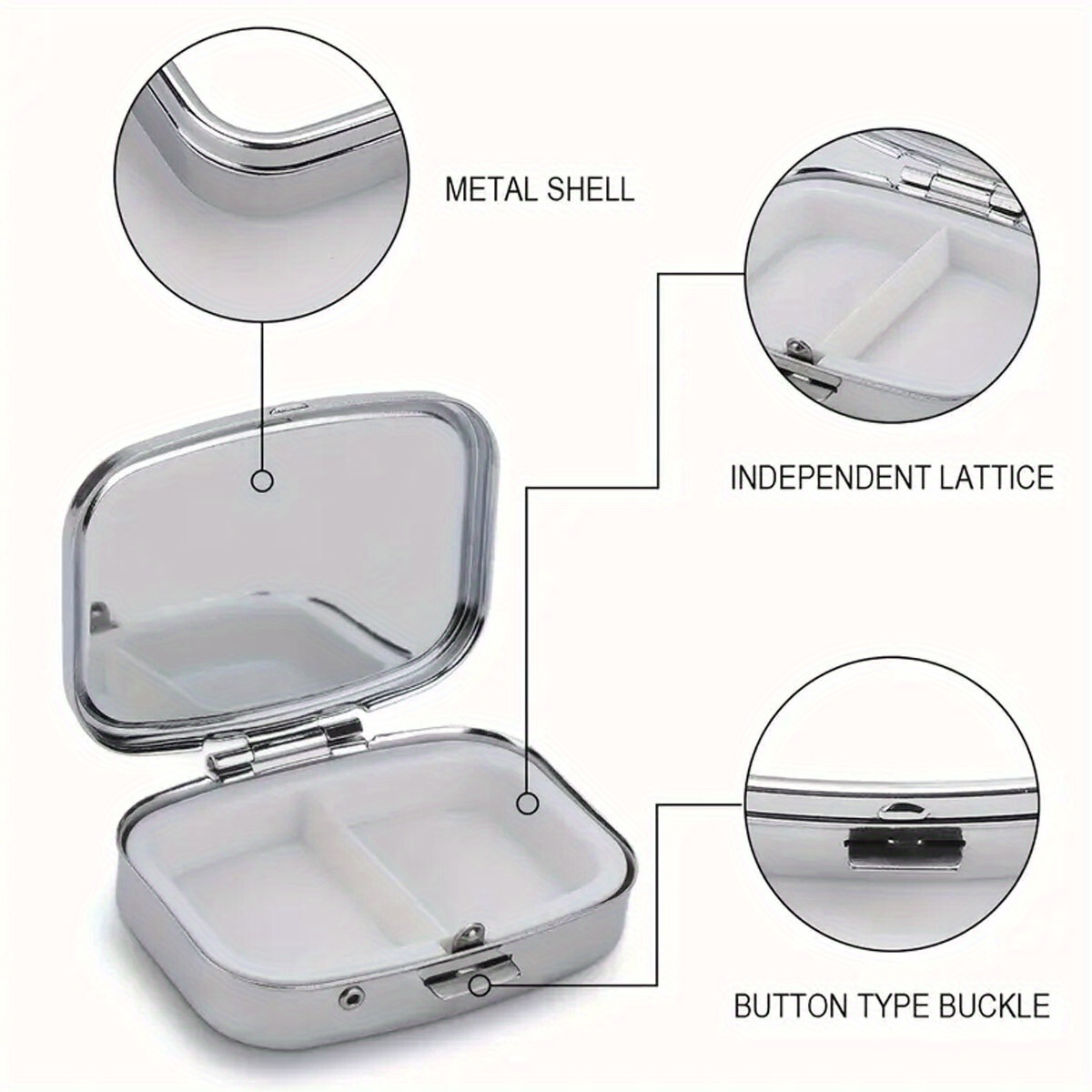 Personalized Mini Jewelry Box for Women, Compact Organizer