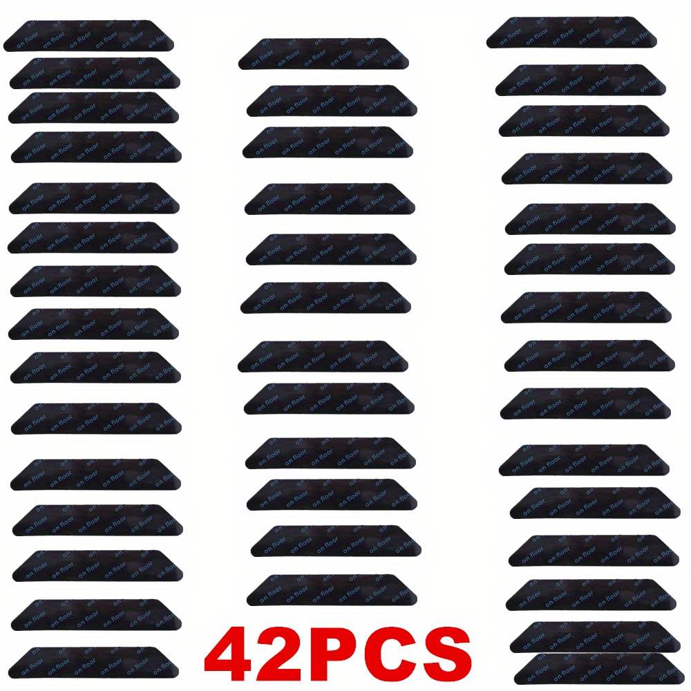 6/14/28/42pcs Carpet Mat Anti-slip, Reusable And Washable Carpet Stickers For Carpets, Pads For Area Rugs