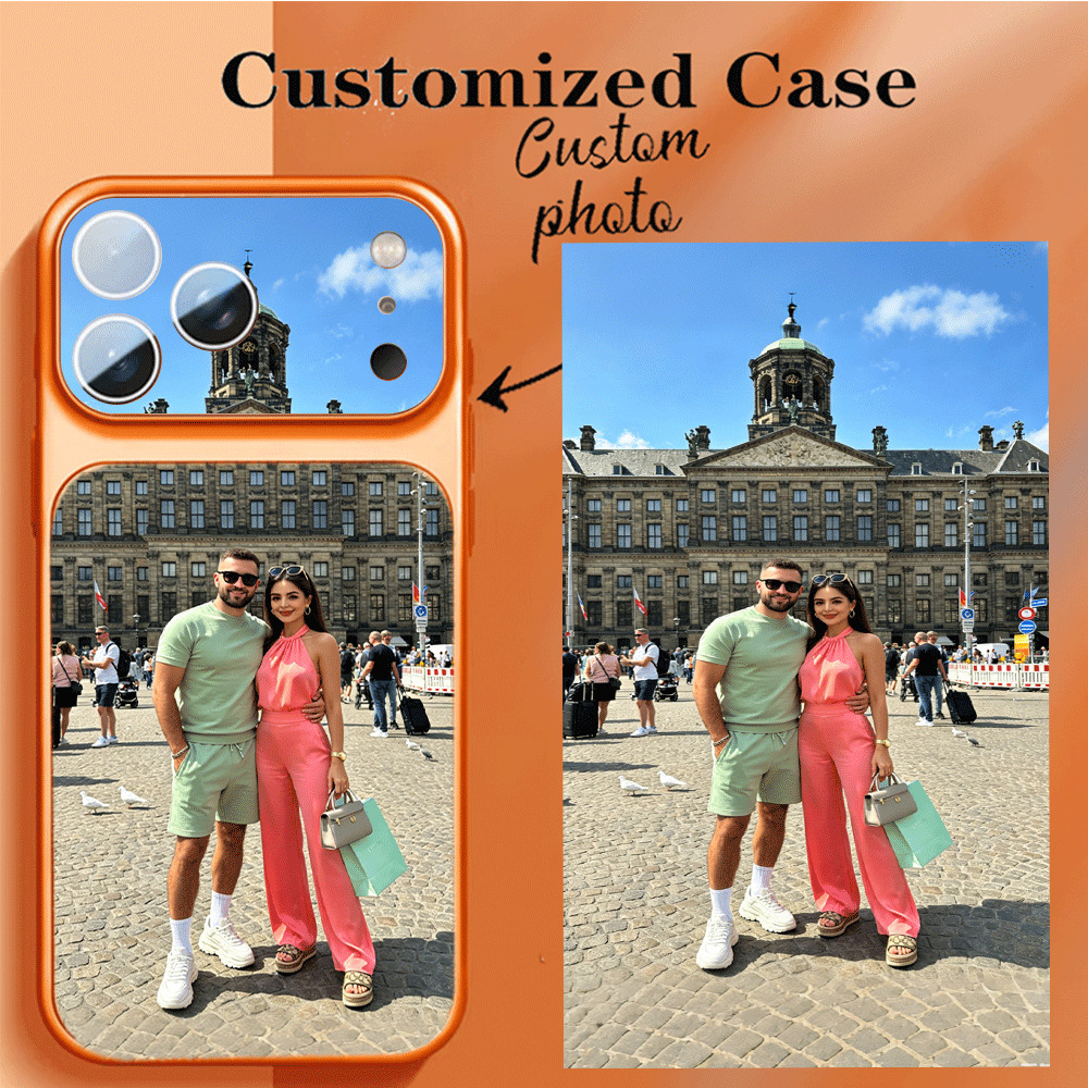 TEMU Phone Case: Phone Case, A Mirror Photo Phone Case Compatible With All Phone Models. A Personalized Photo Protective Case Featuring Mirrored Lens