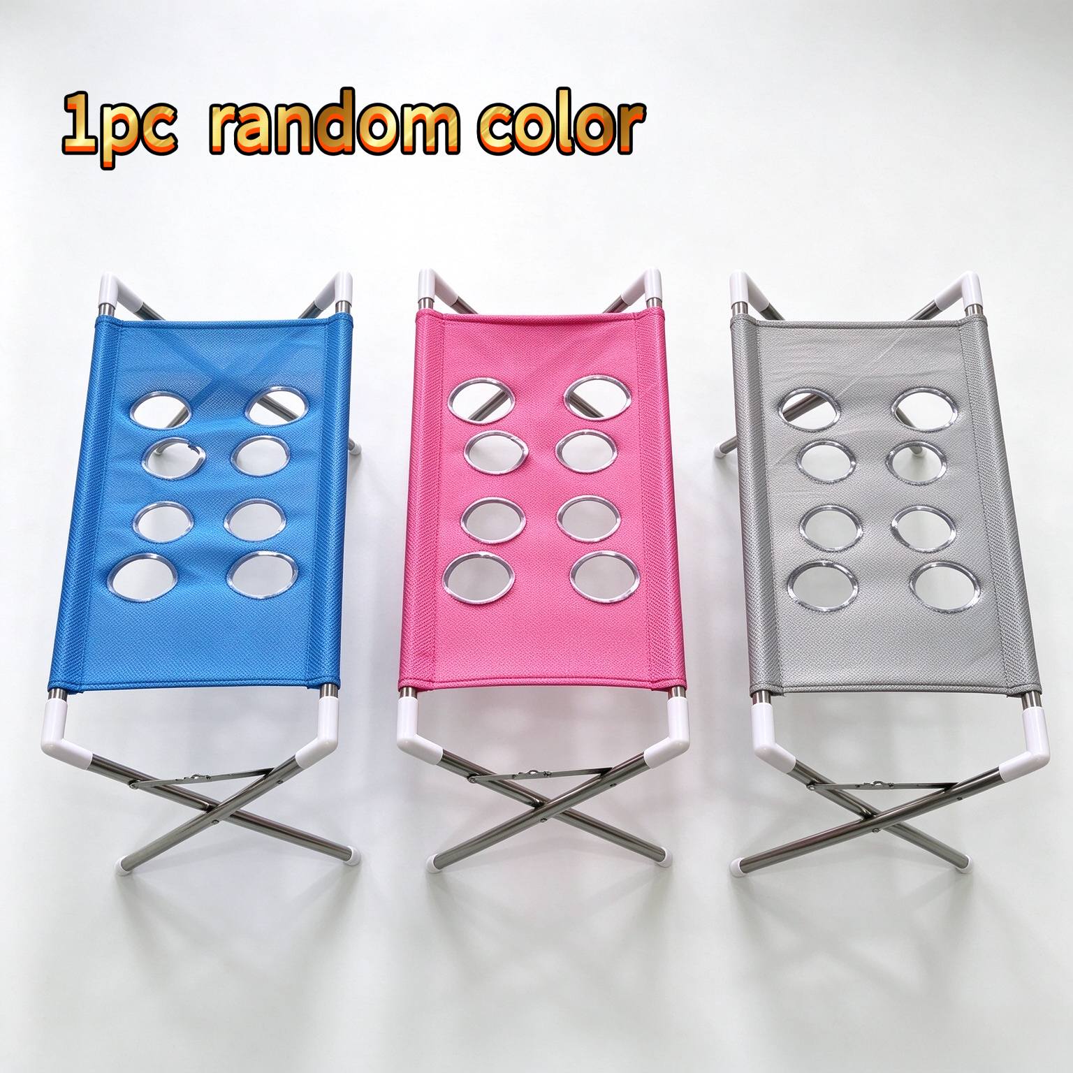 TEMU 1pc Random Color Pet Grooming Hammock Stand, Foldable Bath Stand, Quick- Cover Nail Catcher, Suitable For Small To Medium Pets