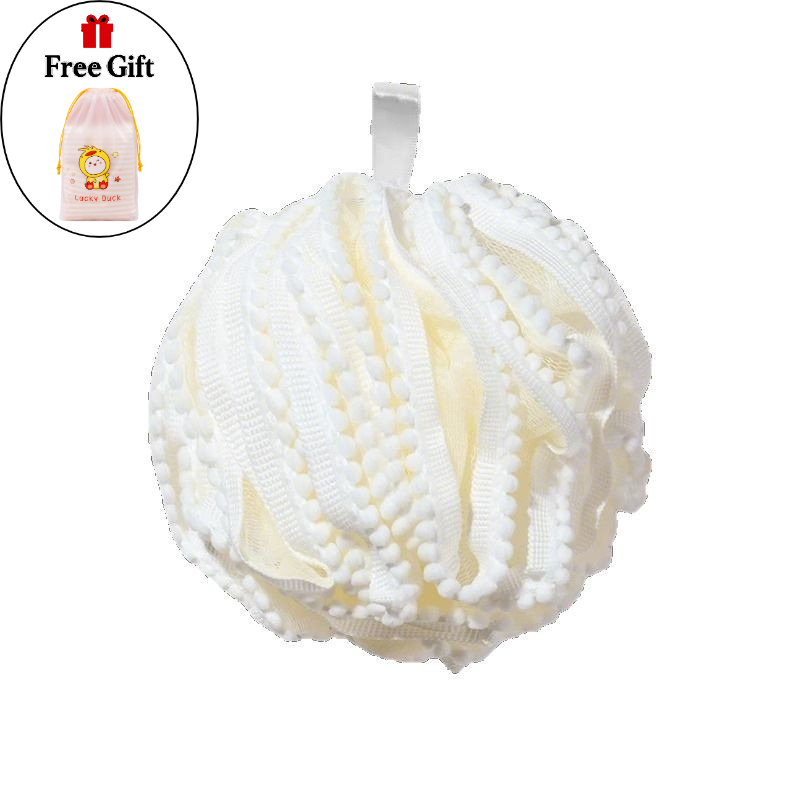 TEMU Ensemble de 2 pièces ( éponge de bain douce et 1 petit sac de rangement canard offert) Premium et incassable, utilisation quotidienne de la