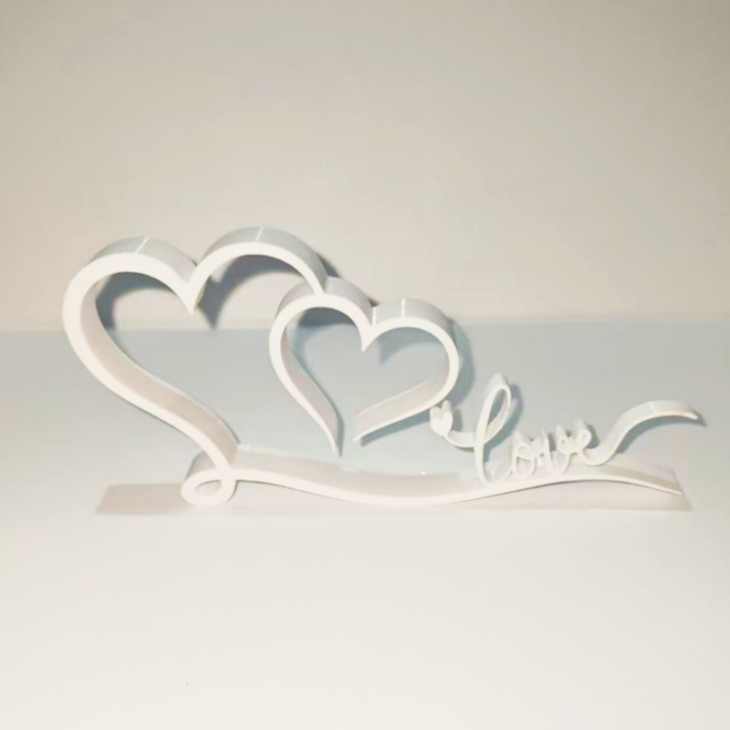 E-shop Herzförmige Feiertagsdekorationen | Geeignet für Valentinstag, Muttertag, Geburtstagsgeschenke | Kunststoff, ideal für Schreibtische,