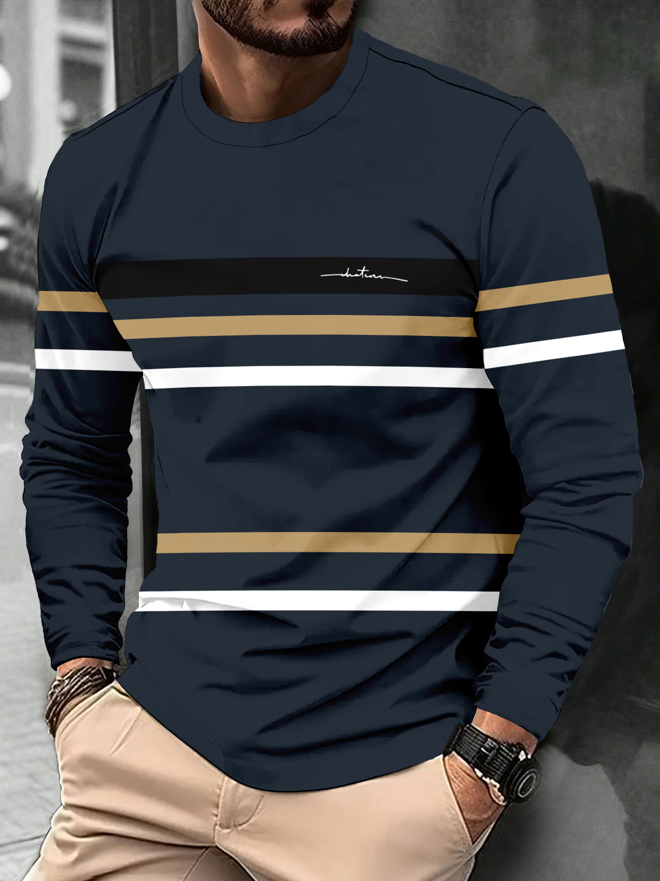 men long sleeve shirts sold on Temu United States