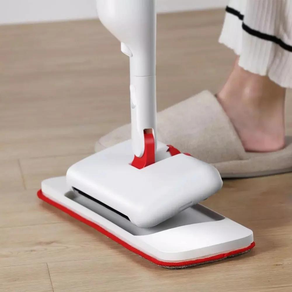 3 in 1   mop broom set easy clean wet dry floor cleaning for hardwood tile carpet   large water   dust bin details 9