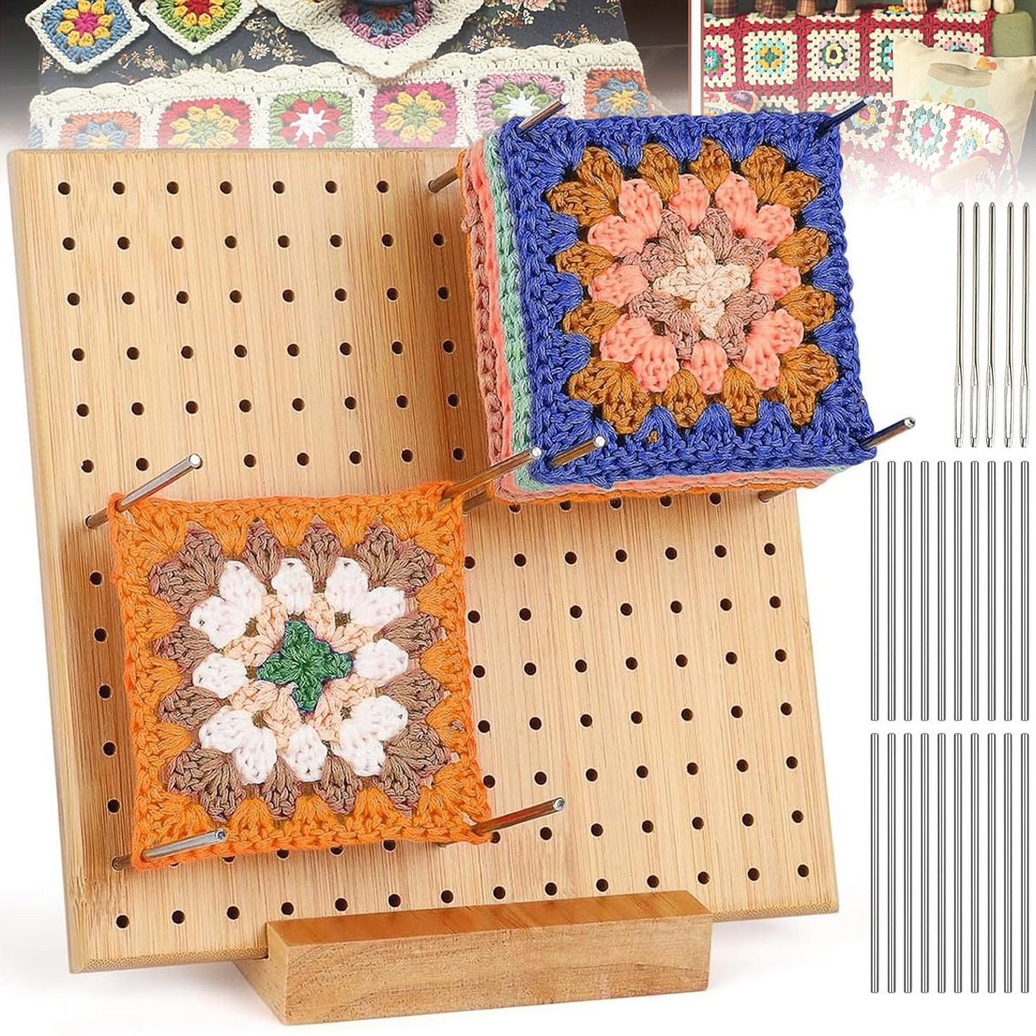 A Blocking Board For Knitting And Crochet, A Useful For And Projects
