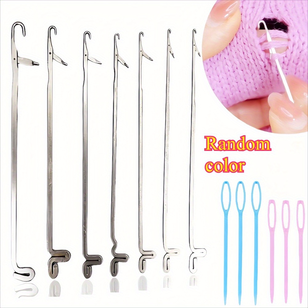 13pcs Crochet Hook Set, Sweater Knitting Tools, Hand Knitting Craft Kit, , Suitable For Crocheters, Random Color