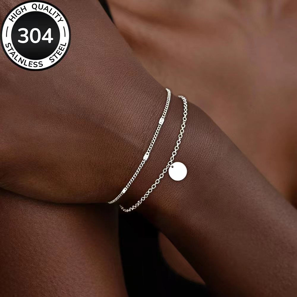 High-Quality Stainless Steel Golden Bracelet