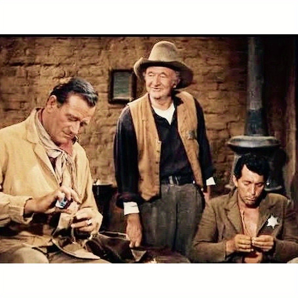 TEMU Diy Diamond Painting Kits For Adults Western Cowboy John Gift 5d Kits, Diamond Painting Kits, Synthetic Gemstone Arts And Crafts For Beginner