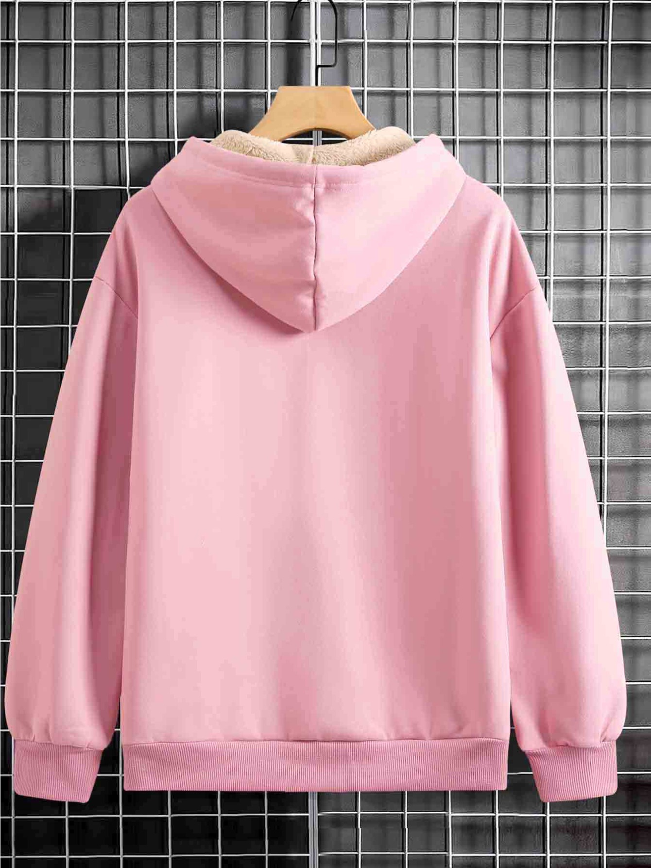 Fashionable Women'S Fleece Hoodie With Golden Letter Print | Casual Adjustable Drawstring, Suitable For Spring, Autumn, And Winter, Available In Sizes Xs-Xxl - Image 8