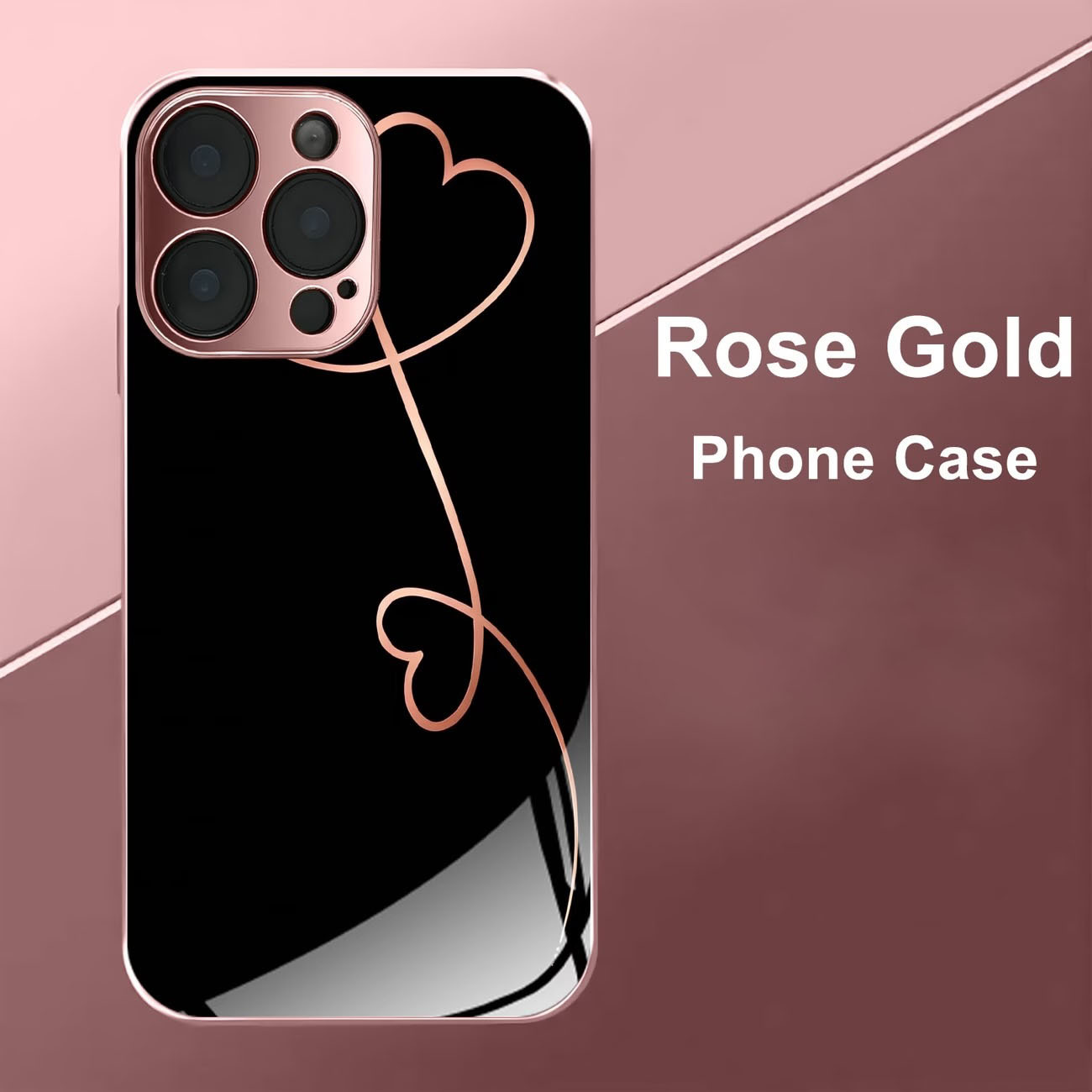 TEMU Phone Case: Rose Heart Phone Case For Oppo Reno15f 5g/reno15 Pro Max/reno15 Pro/reno15/reno14f 5g/reno14 Pro 5g/reno14 5g/reno13 Pro 5g/reno13 F