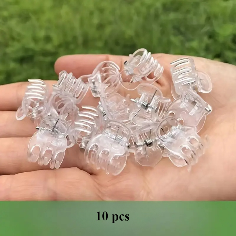 10/20 -shaped Plastic Clips, Stem Vine Climbing Garden Trellis, Plant Holders, Transparent Fasteners For Climbing Garden Vines, Grafting Clips, Garden Clips, Plant Clips, Vine Clips