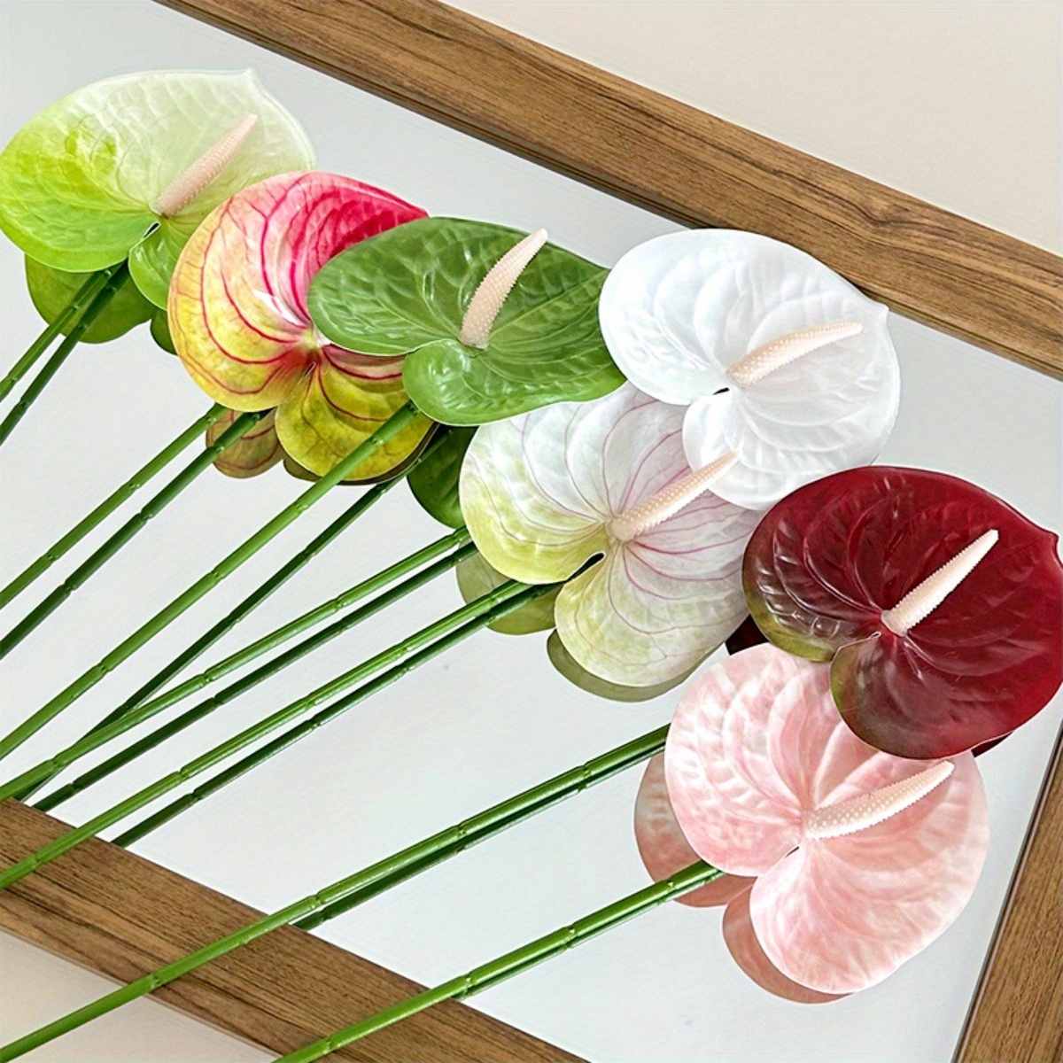 rosenbouquet künstlich Artificial Flowers Rose Bouquet 2 Pack Fake Flowers Silk Plastic Artif –  Lasercutwraps Shop main image 0