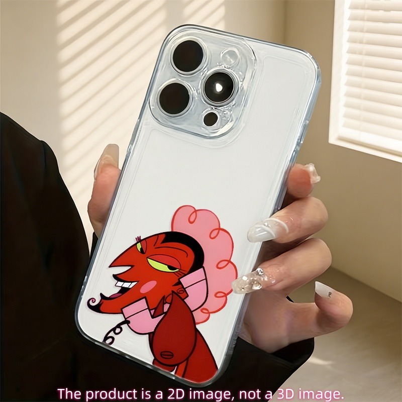 TEMU Phone Case: [2d Flat] Warner Officially Licensed Powerpuff Girls Him Red Demon Villain Phone Case, Suitable For Iphone 17 16 15 14 13 12 11 8 7