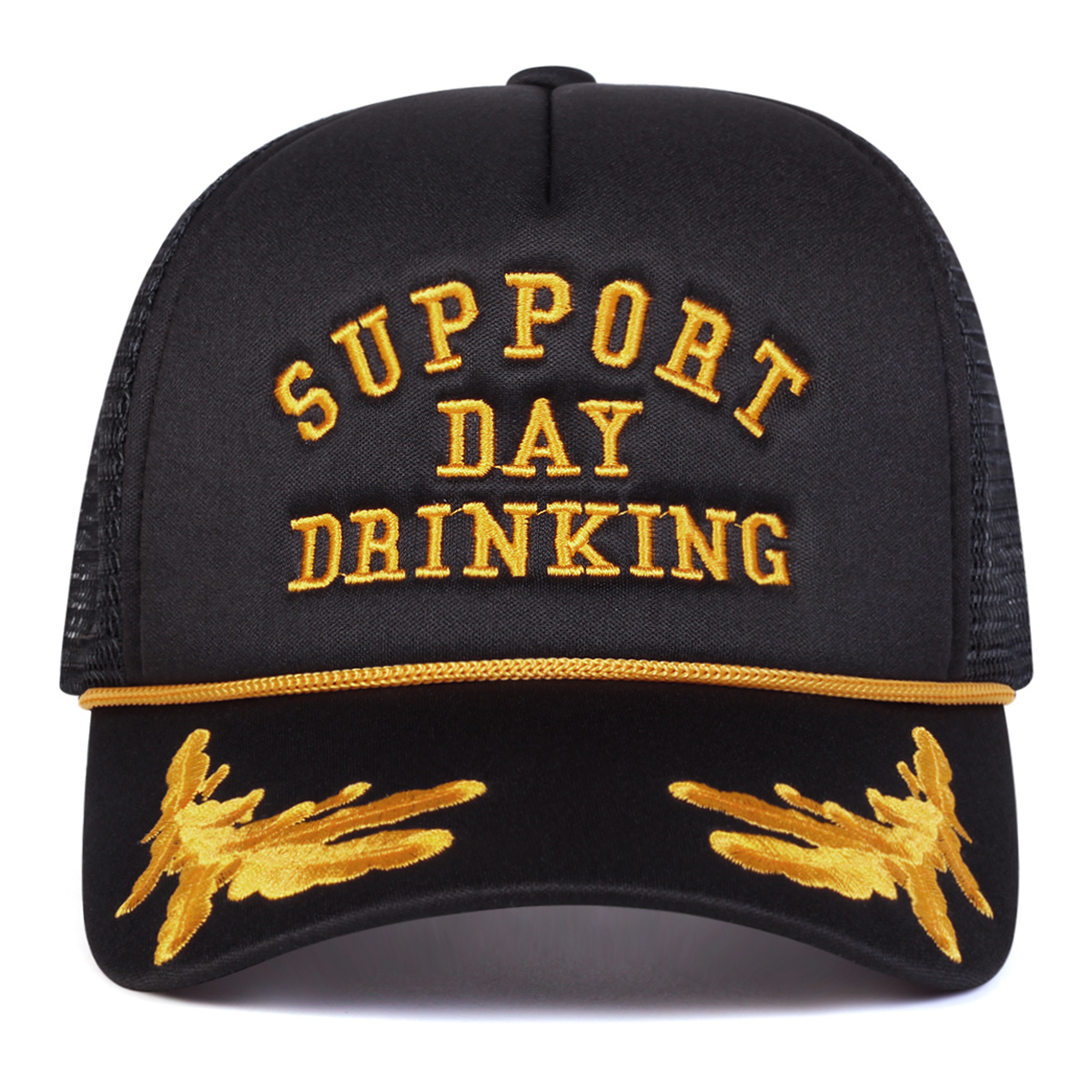 TEMU 1 Heren DRINKING Baseballpet, Modieuze Vijfdelige Pet, Outdoor Verstelbare Mesh Pet, Casual Pet voor Lente, Herfst, Reizen, Strandvakantie