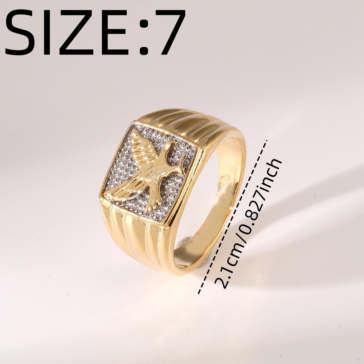 Exquisite Eagle-Shaped Personalized Fashion Ring, Unisex