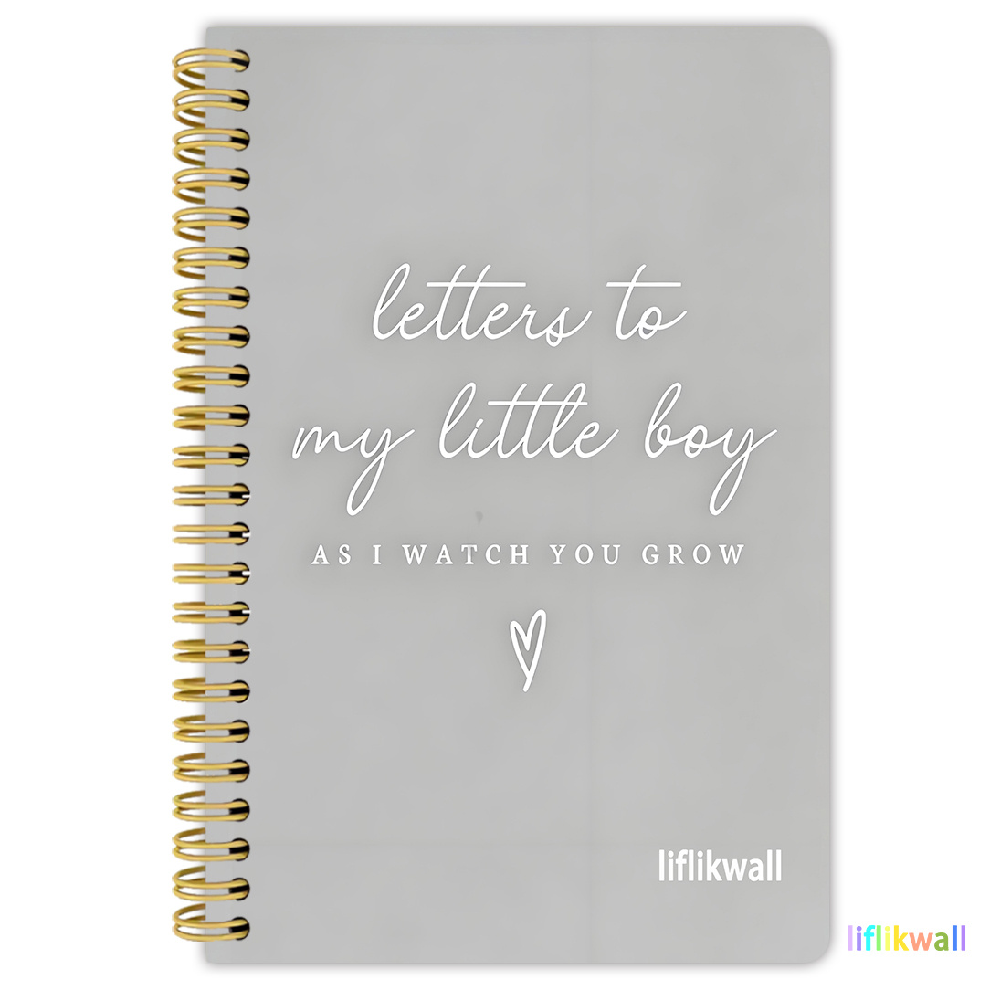 TEMU A Single Minimalist Spiral-bound Notebook "letter To Son": Perfect For Various Occasions, As A Birthday Present, For Memories, Intended For A