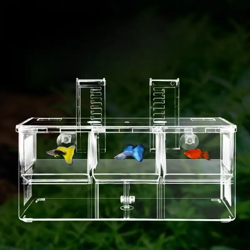 extra large fish breeding box J-star Breeder for Aquarium Tank, Acrylic Box for Guppy/Betta/Shrimp/Clownfish, Baby Fish Hatchery & Isolation Tank : Pet Supplies High transparency plastic Fluval Hang On Breeding Box