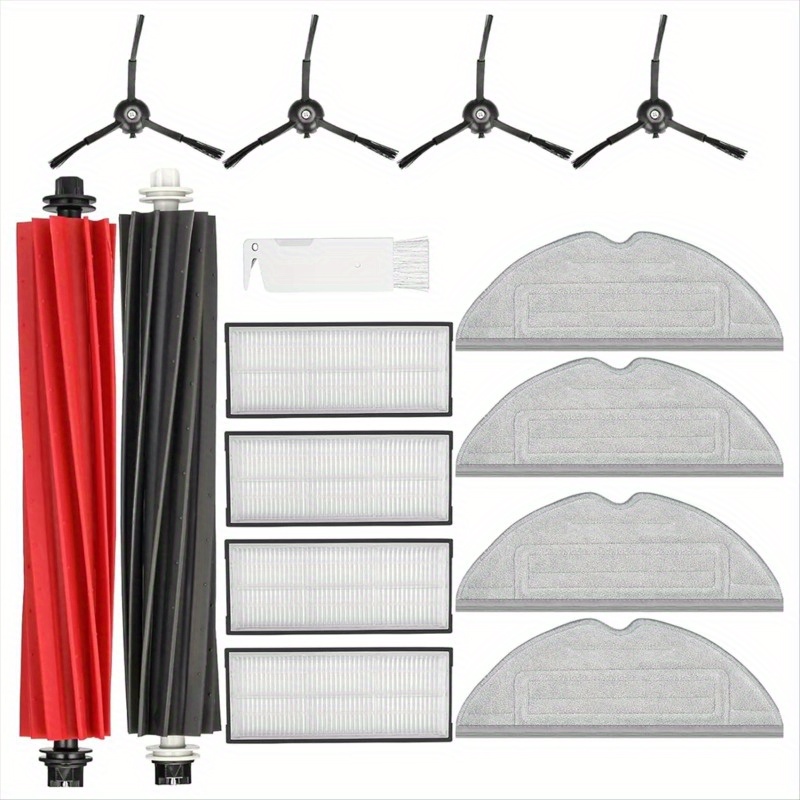 15 additions for s8 s8 robotic vacuum cleaner including main side brushes hepa filters and washable mop cloths