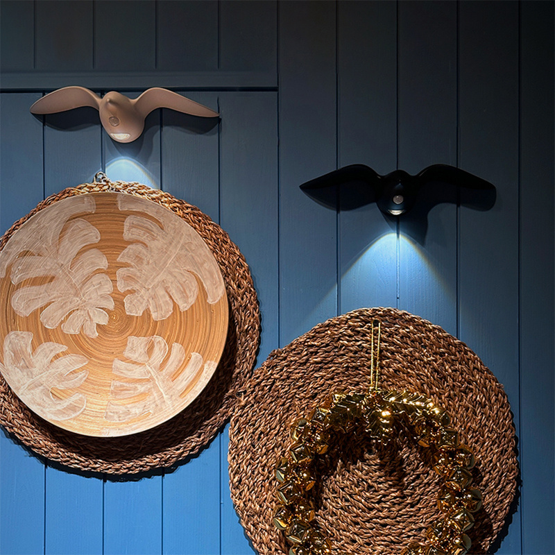 Smart Motion-Sensing Night Light with Seagull Design