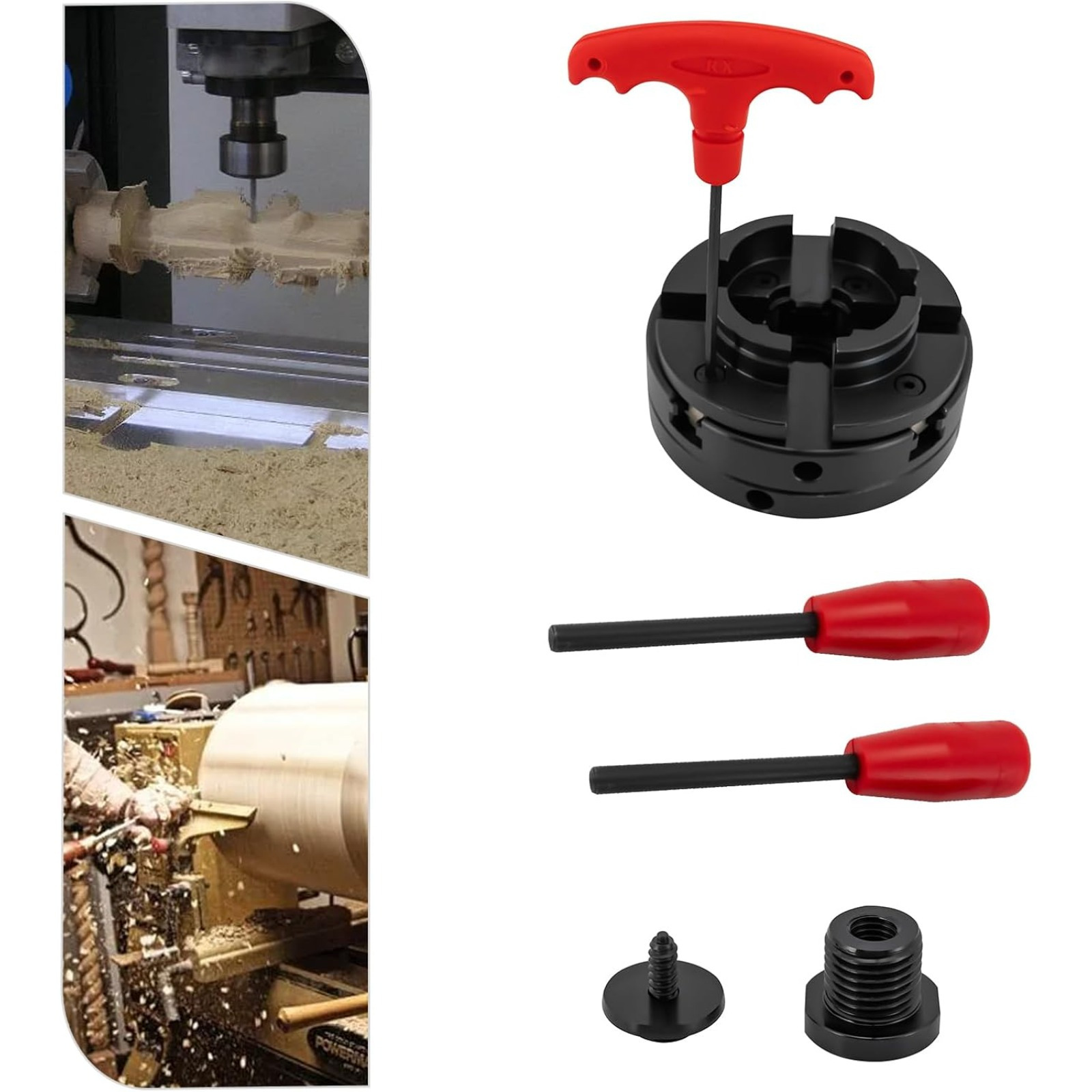 Image of 4 Jaw Lathe , M18 Self-centring Wood Lathe , , Wood Lathe , Self-centring For Wood Lathe Knife, Precision
