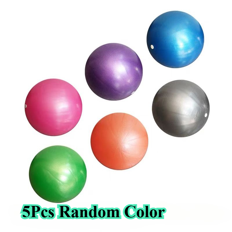 TEMU 5 Set di Mini Palle da Pilates Colorate Casuali - Adatte per Allenamento della , Esercizi di , Yoga e Pilates - Adatte Sia a Principianti Che a