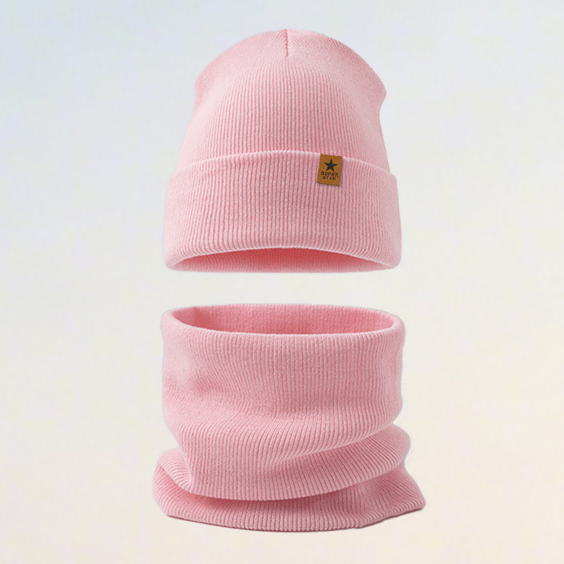 TEMU 2pcs Winter Accessory Set, Suitable For Men And Women. Hat And Scarf, A Warm And Comfortable Matching Set. Perfect For Women' Wear, Suitable For