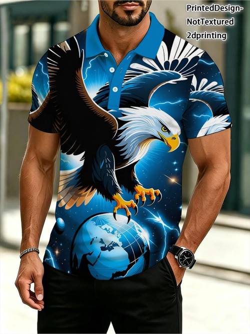 item picture mens outdoor shirt bald printed polyester material mixed color multiple specifications suitable for hiking outdoor leisure stylish durable
