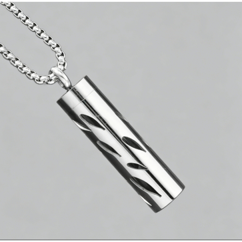 Women's Essential Oil Necklace Stainless Steel Aromatherapy Pendant